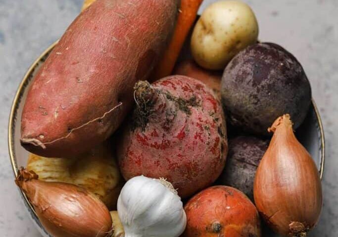fruit and vegetable scraps