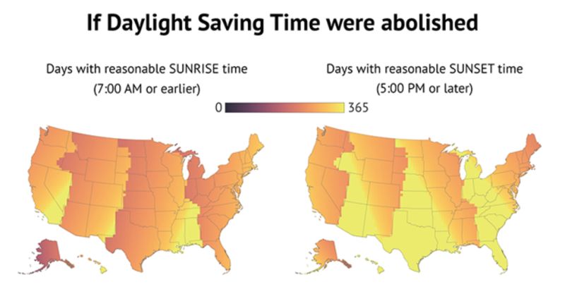 daylight savings time map #2