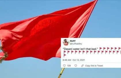 red flags on facebook meaning