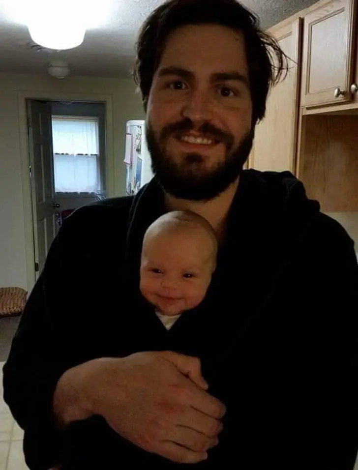 dad and baby