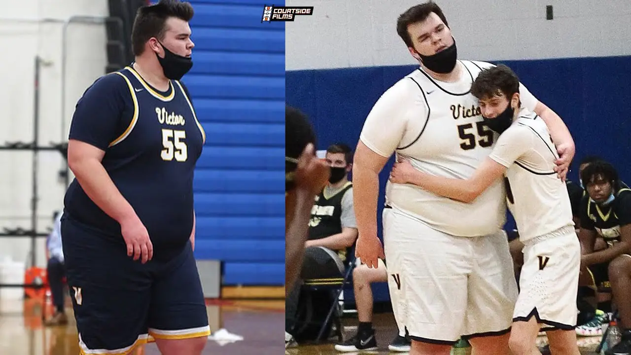 "Never Say Never" 360Pound Basketball Player Inspires Millions With