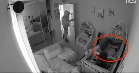 father sets up camera daughter's room