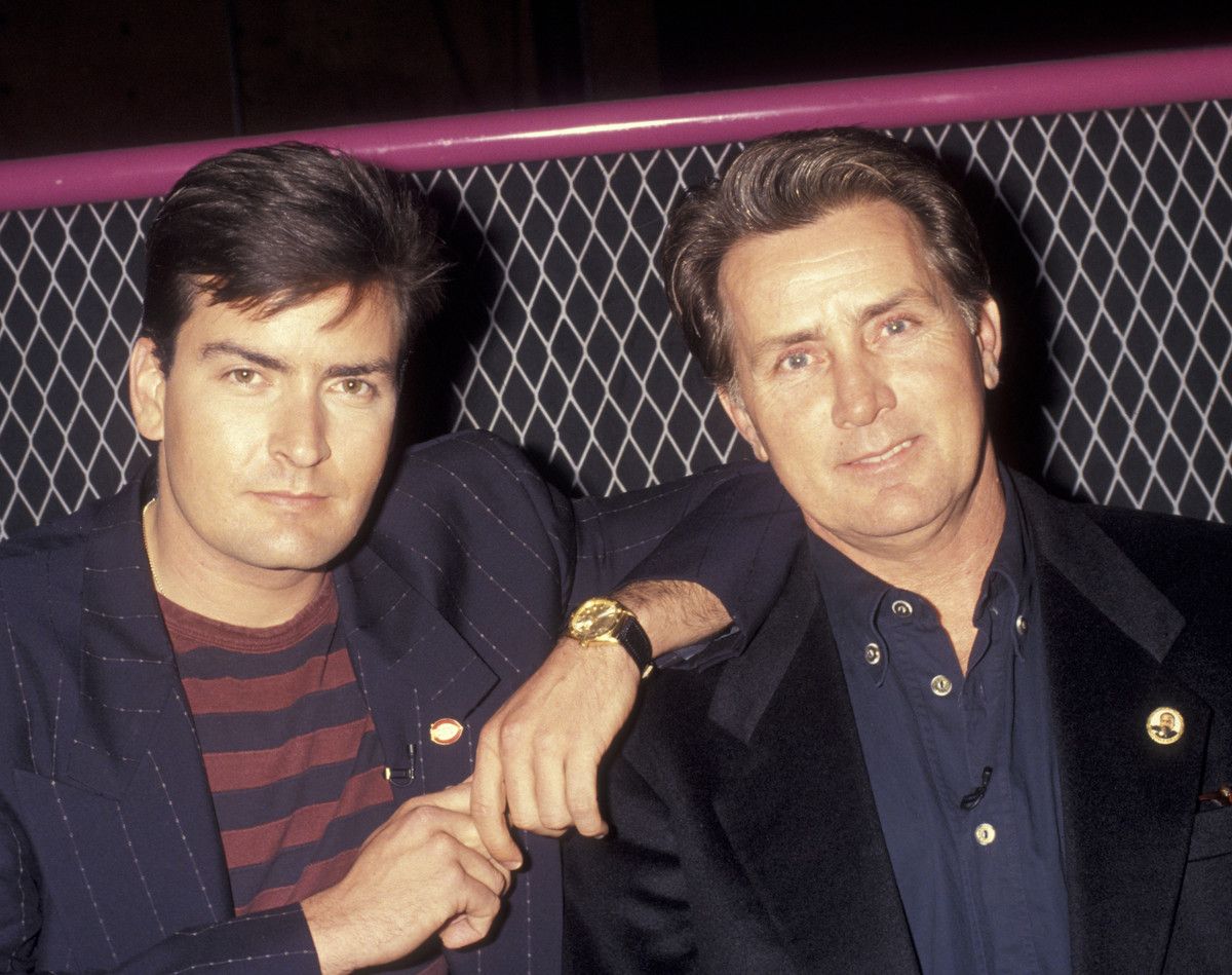 charlie and martin sheen 