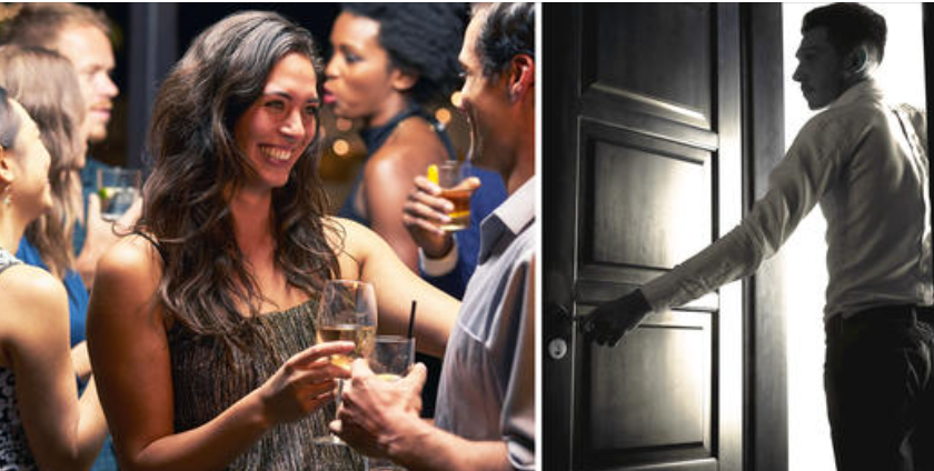 people who leave parties early save two days