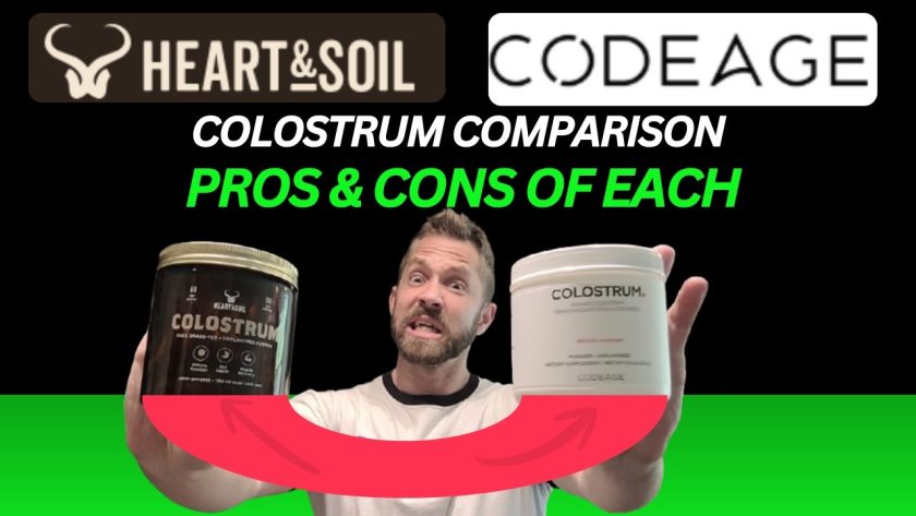 Codeage Colostrum vs Heart and Soil