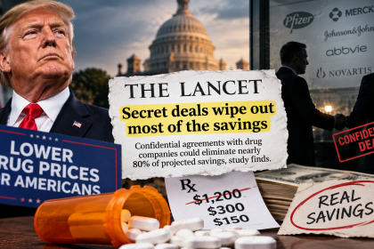 Trump drug pricing pharma deals Lancet