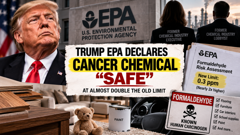 EPA formaldehyde safe exposure limit