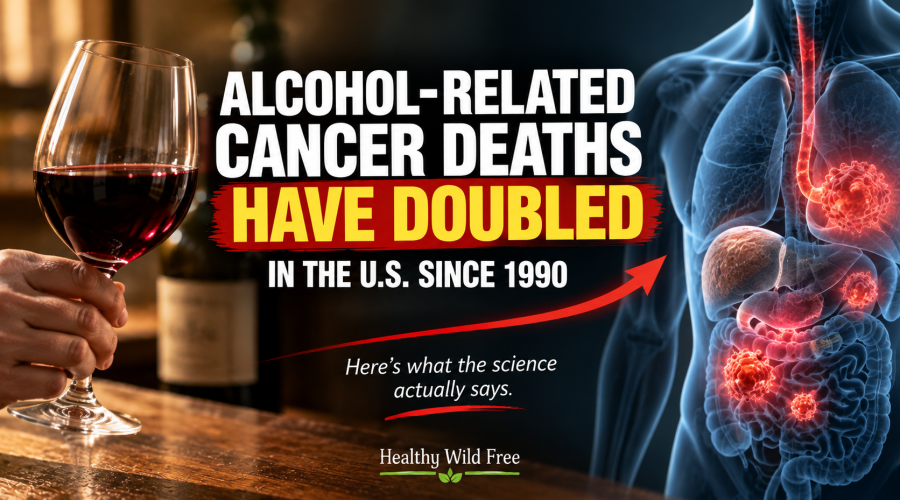 alcohol cancer deaths doubled moderate drinking